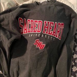 College sweatshirt sacred heart